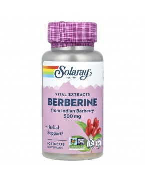 Solaray, Berberine, 500 мг, 60 капсул