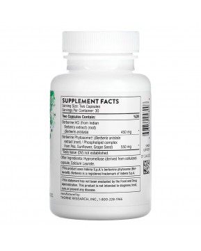 Thorne, Берберин, 60 капсул Thorne, Берберин, 60 капсул