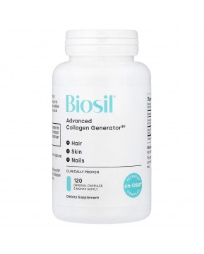 Biosil, Advanced Collagen Generator®, средство для стимулирования производства коллагена, 120 оригинальных капсул Biosil, Advanced Collagen Generator®, средство для стимулирования производства коллагена, 120 оригинальных капсул
