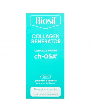 Biosil, Collagen Generator, средство для стимулирования производства коллагена, 30 оригинальных капсул