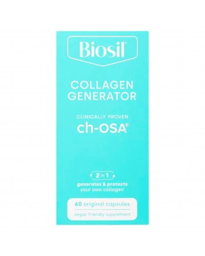 Biosil, Collagen Generator, средство для стимулирования производства коллагена, 60 оригинальных капсул