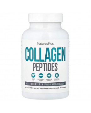 NaturesPlus, пептиды коллагена, 120 капсул