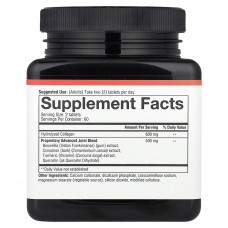 Youtheory, Joint Collagen, улучшенный состав с босвеллией, 120 таблеток