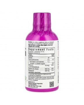 Bluebonnet Nutrition, жидкая добавка с цитратом кальция и магния и витамином D3, вкус голубики, 473 мл (16 жидк. унций)