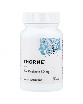 Thorne, пиколинат цинка, 30 мг, 60 капсул Thorne, пиколинат цинка, 30 мг, 60 капсул