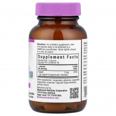 Bluebonnet Nutrition, Медь в хелатной форме, 90 растительных капсул