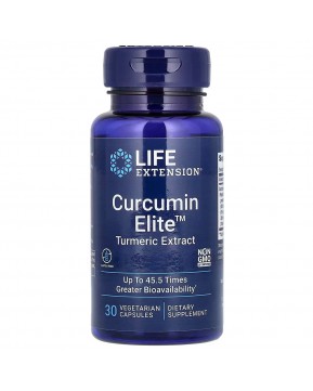 Life Extension, Curcumin Elite, экстракт куркумы, 30 вегетарианских капсул
