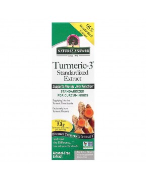 Nature's Answer, Turmeric-3®, без спирта, 200 мг, 30 мл (1 жидк. Унция)