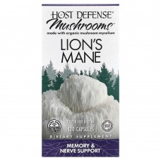 Host Defense, Mushrooms™, ежовик гребенчатый, 120 капсул (0,5 г в 1 капсуле)