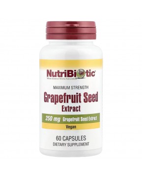 NutriBiotic, экстракт косточек грейпфрута, максимальная сила действия, 250 мг, 60 капсул NutriBiotic, экстракт косточек грейпфрута, максимальная сила действия, 250 мг, 60 капсул