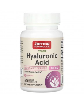 Jarrow Formulas, Веганская гиалуроновая кислота, 60 растительных капсул