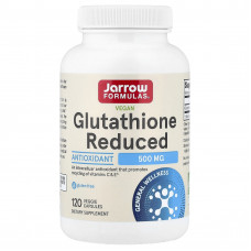 Jarrow Formulas, глутатион восстановленный, 500 мг, 120 вегетарианских капсул