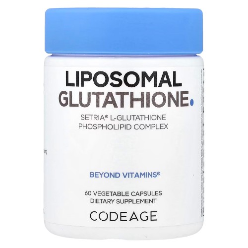 Codeage, липосомальный глутатион, 60 растительных капсул (250 мг в 1 капсуле)