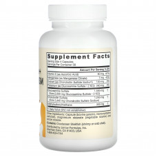 Jarrow Formulas, глюкозамин, хондроитин и МСМ с марганцем и витамином C, 120 капсул