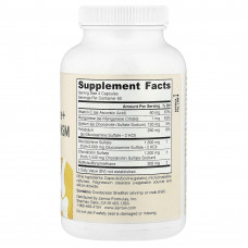 Jarrow Formulas, глюкозамин, хондроитин и МСМ с марганцем и витамином C, 240 капсул