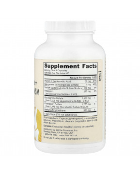 Jarrow Formulas, глюкозамин, хондроитин и МСМ с марганцем и витамином C, 240 капсул