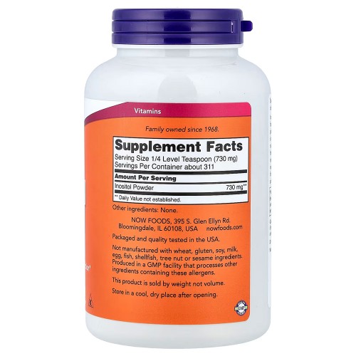 NOW Foods, Инозитол, порошок, 227 г (8 унций)