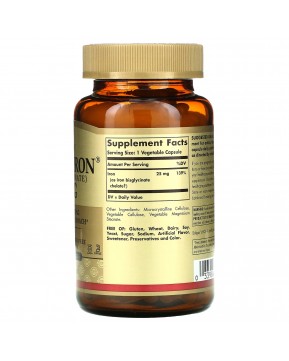 Solgar, Gentle Iron, 25 мг, 180 растительных капсул