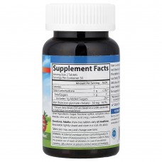 Carlson, железо в форме жевательных таблеток, натуральная клубника, 60 таблеток (15 мг в 1 таблетке)