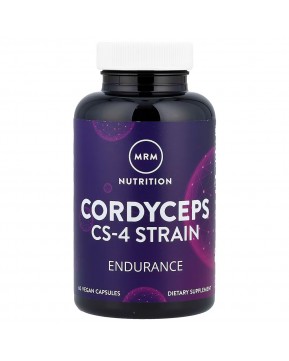 MRM Nutrition, кордицепс, штамм CS-4, 60 веганских капсул (750 мг в 1 капсуле)