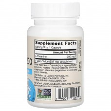 Jarrow Formulas, Теанин 200, 200 мг, 60 вегетарианских капсул