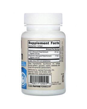 Jarrow Formulas, лютеин, 20 мг, 60 капсул