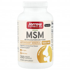 Jarrow Formulas, МСМ, 1000 мг, 200 растительных капсул