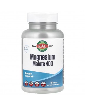 KAL, малат магния 400, 90 таблеток (200 мг в 1 таблетке)
