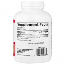 Natural Factors, цитрат магния, 180 капсул (150 мг в 1 капсуле)