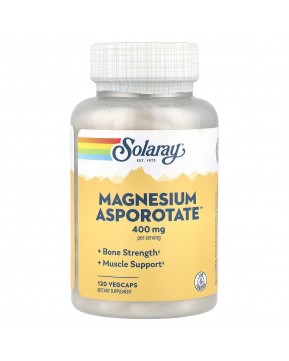 Solaray, магний Asporotate™, 120 растительных капсул (200 мг в 1 капсуле)