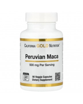 California Gold Nutrition, перуанская мака, 500 мг, 90 вегетарианских капсул California Gold Nutrition, перуанская мака, 500 мг, 90 вегетарианских капсул