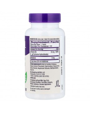 Natrol, Мелатонин, медленное высвобождение, 3 мг, 100 таблеток