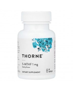 Thorne, 5-метилтетрагидрофолат, 1 мг, 60 капсул
