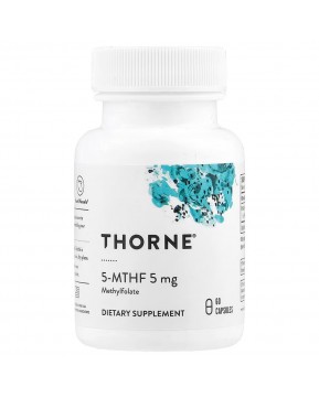 Thorne, 5-MTHF, 5 мг, 60 капсул Thorne, 5-MTHF, 5 мг, 60 капсул