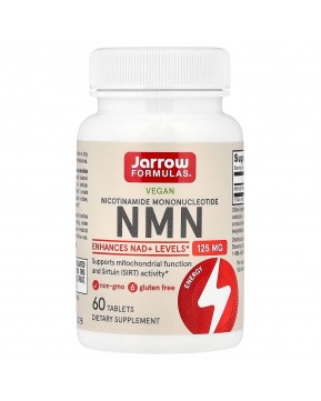Jarrow Formulas, веганский NMN, 125 мг, 60 таблеток