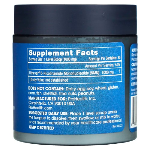 ProHealth Longevity, NMN Pro, чистый NMN в порошке, 30 г