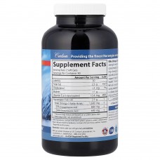 Carlson, Elite Omega-3 Gems®, отборные омега-3 кислоты из норвежской рыбы дикого улова, натуральный лимонный вкус, 180 капсул