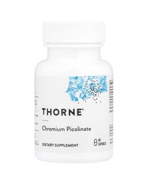 Thorne, пиколинат хрома, 60 капсул (500 мкг в 1 капсуле)