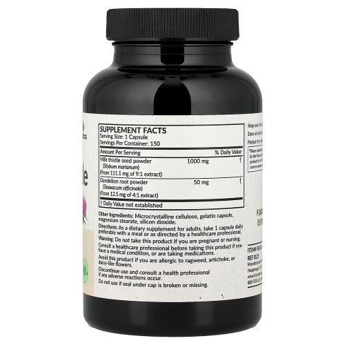 Futurebiotics, расторопша, 150 капсул (1000 мг в 1 капсуле)
