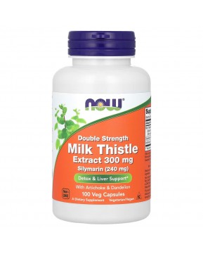 NOW Foods, экстракт расторопши, 300 мг, 100 растительных капсул