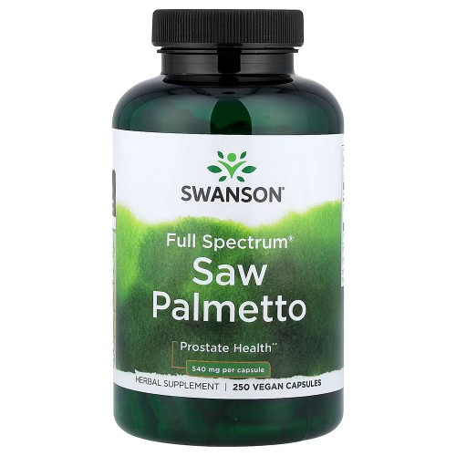 Swanson, Full Spectrum Saw Palmetto, 540 мг, 250 капсул Swanson, Full Spectrum Saw Palmetto, 540 мг, 250 капсул