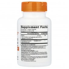 Doctor's Best, серрапептаза высокой эффективности, 120 000 SPU, 90 вегетарианских капсул