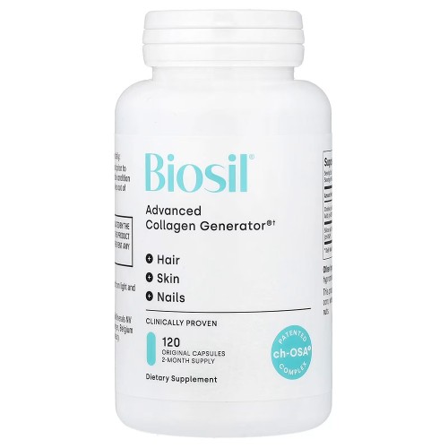 Biosil, Advanced Collagen Generator®, средство для стимулирования производства коллагена, 120 оригинальных капсул