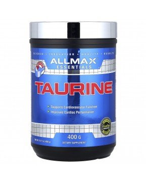 ALLMAX Nutrition, Таурин, без добавок, веганский продукт без глютена, 3000 мг, 400 г