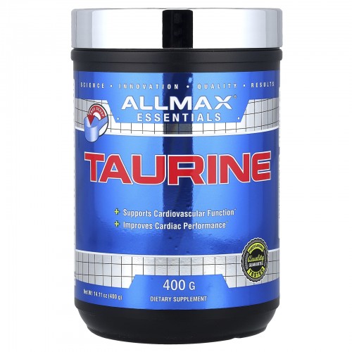 ALLMAX Nutrition, Таурин, без добавок, веганский продукт без глютена, 3000 мг, 400 г