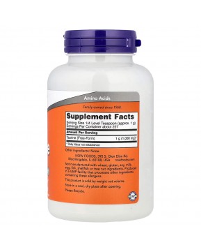 NOW Foods, Таурин, чистый порошок, 227 г (8 унций)