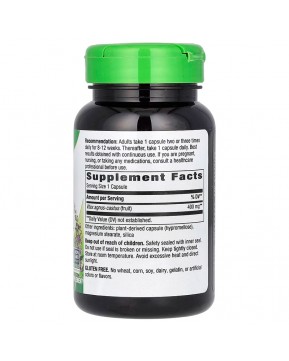 Nature's Way, плоды витекса, 400 мг, 100 веганских капсул